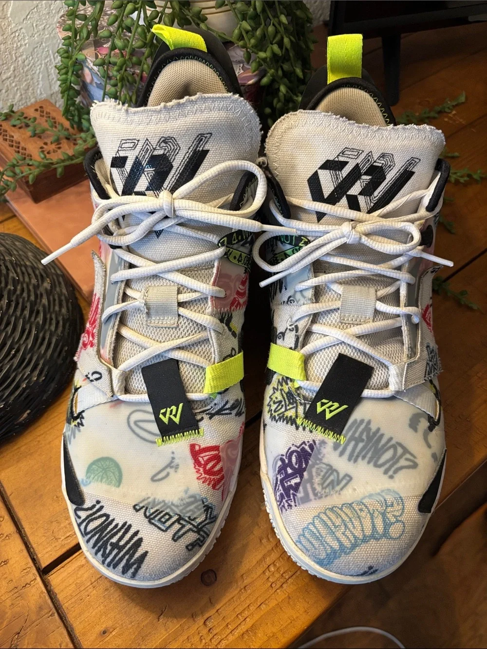 Nike Jordans Why Not Zer0.4 Multicolor Graffiti-Print Men’s Athletic Shoes